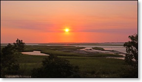 Bogue Sound at Sunset